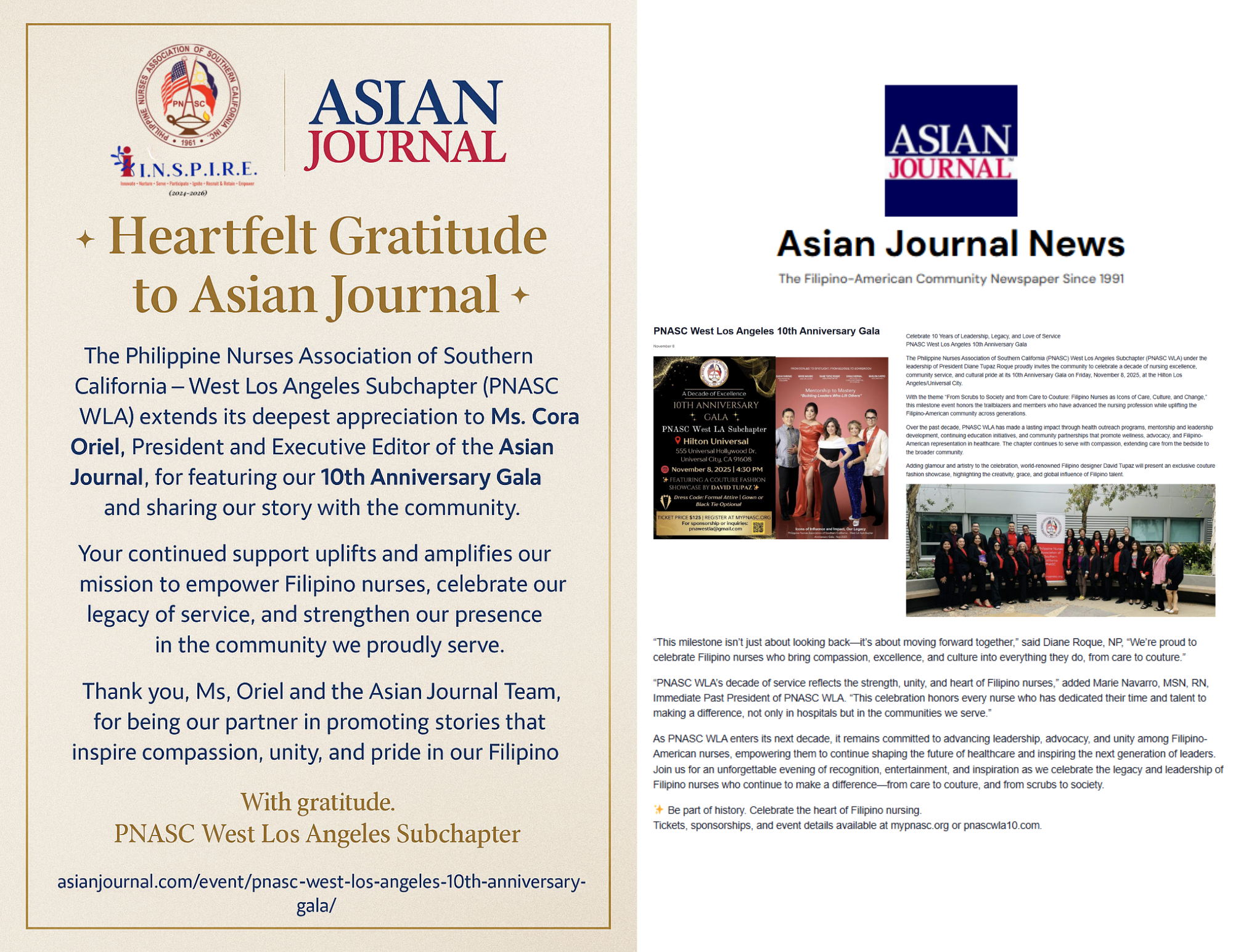 Asian Journal Gala Coverage