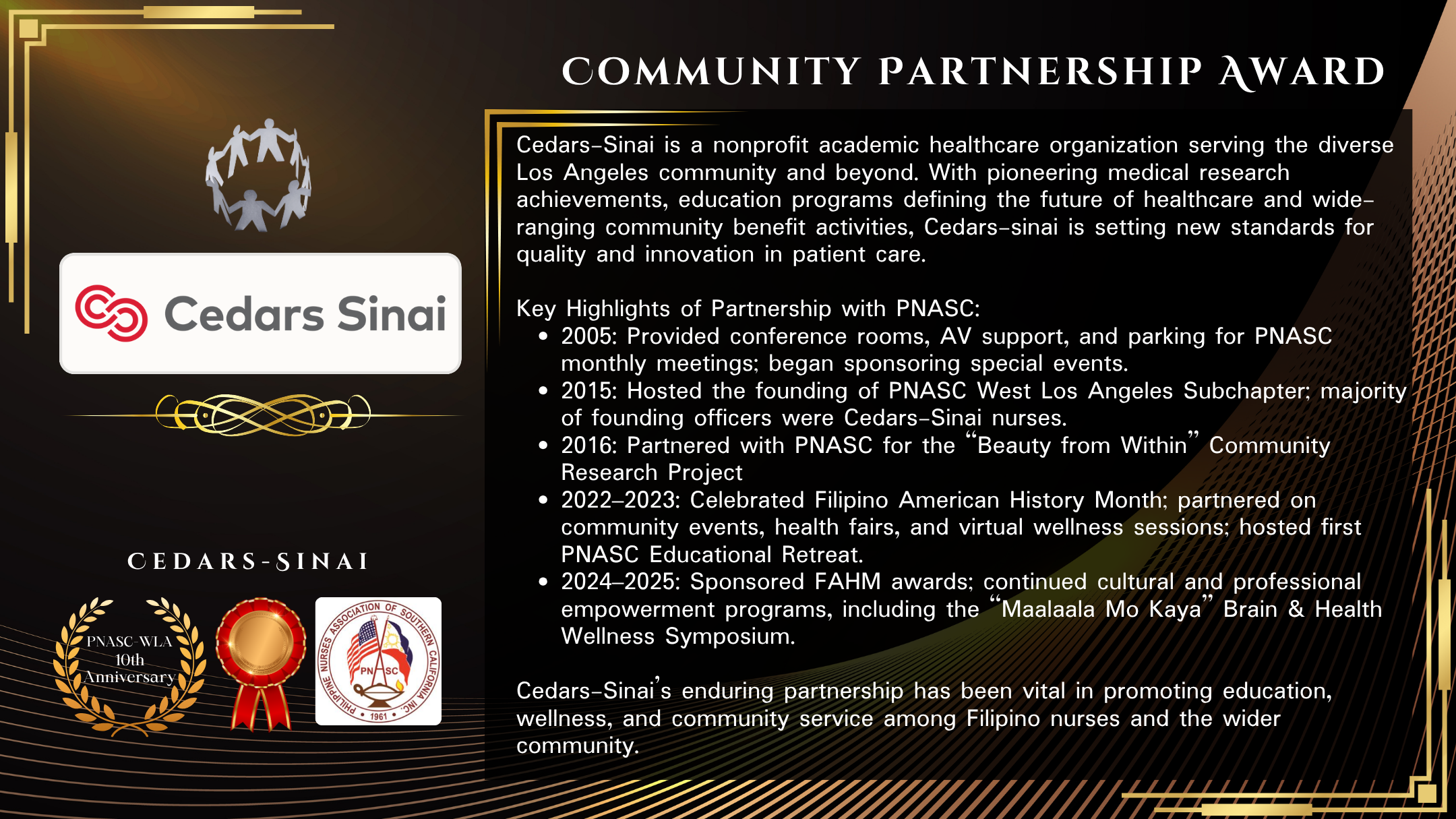 Community Partnership Award