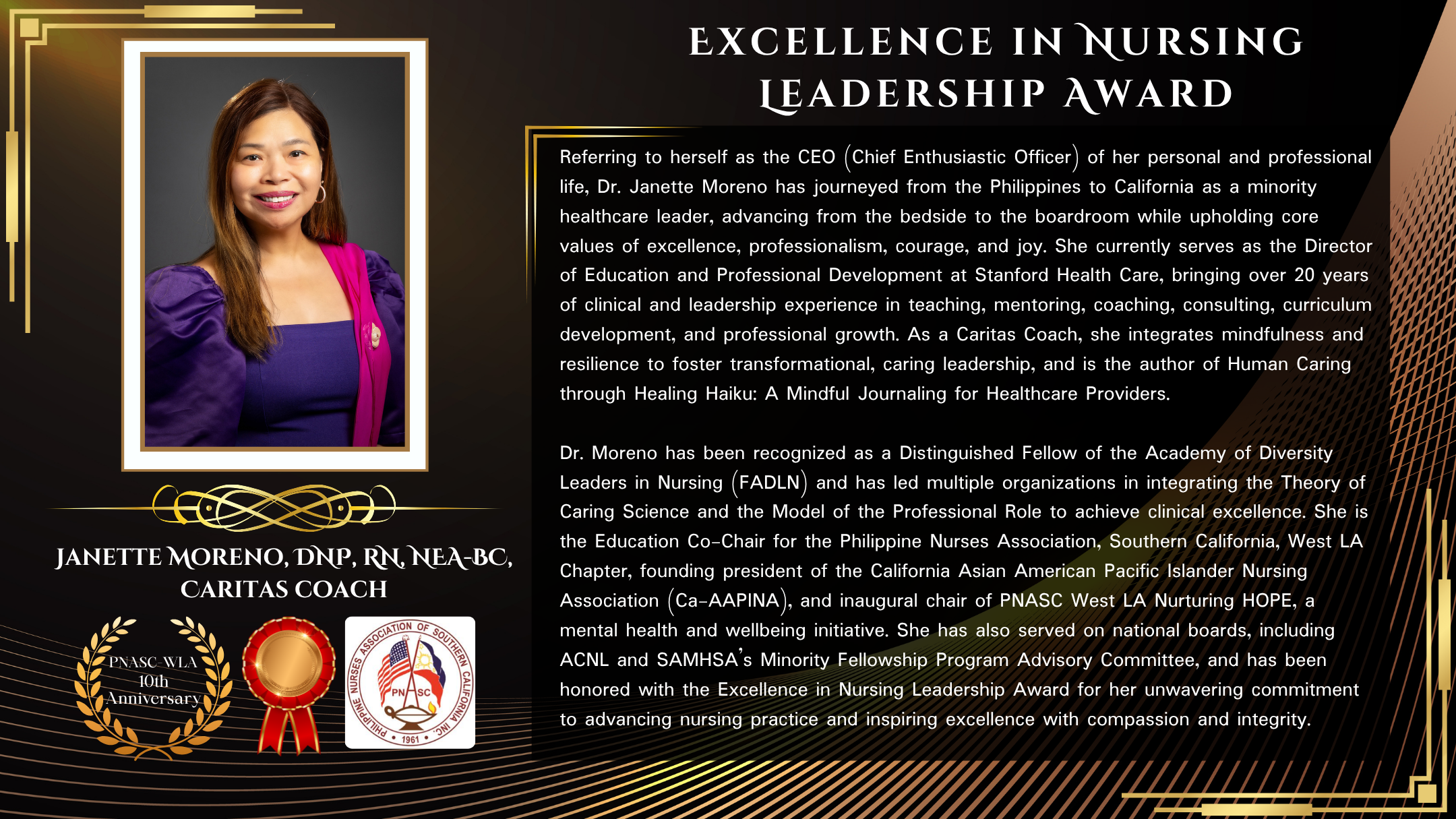 Excellence in Nursing Leadership Award