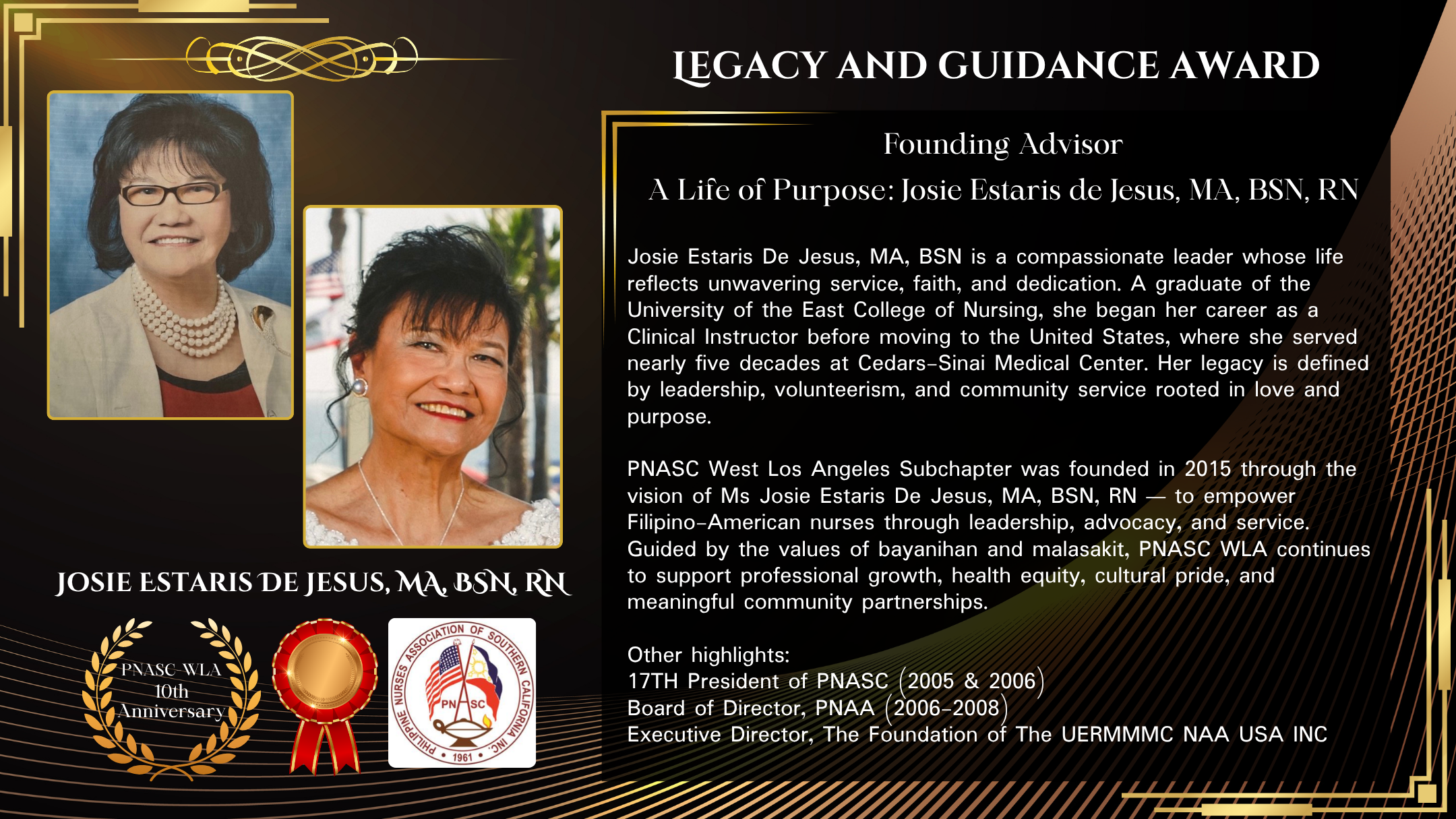 Legacy and Guidance Award